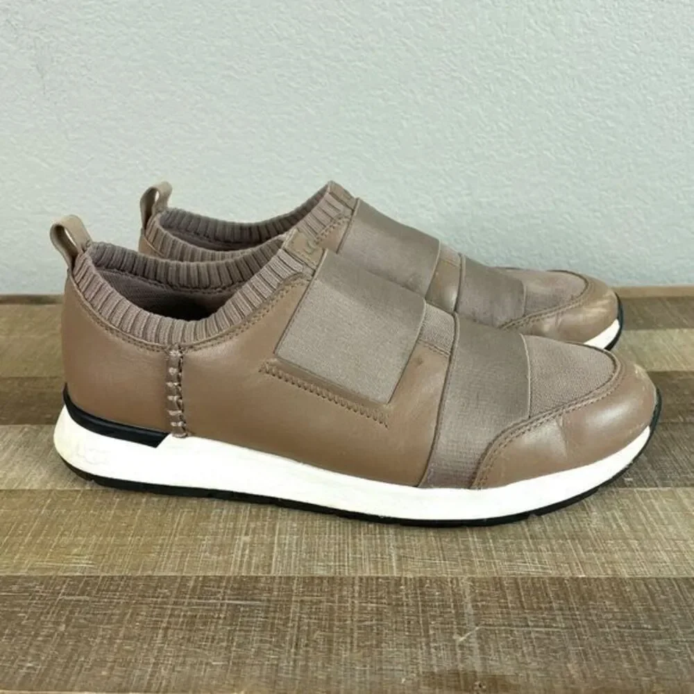 UGG Australia Himari Trainer Shoes Womens 8.5M Brown Slip On Athletic SN 1113350